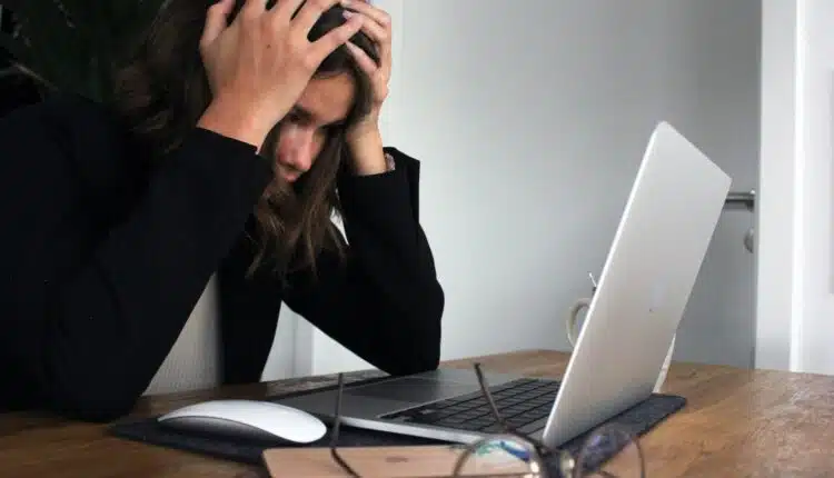 une personne stressée