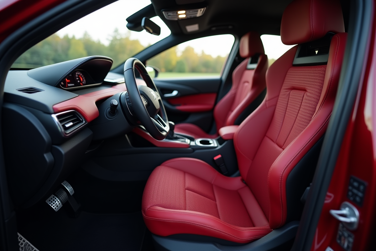 Intérieur Peugeot 308 GTI tableau de bord et sièges sport